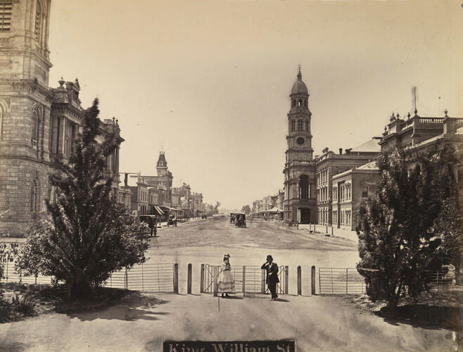 King William Street from Victoria Square, Adelaide