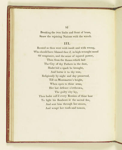 Carmen Triumphale, for the commencement of the year 1814 / by Robert Southey . With: Odes to His Royal Highness the Prince Regent, His Imperial Majesty the Emperor of Russia and His Majesty the King of Prussia / by Robert Southey