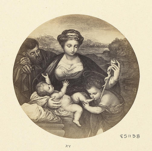 The Holy Family with the Infant Baptist