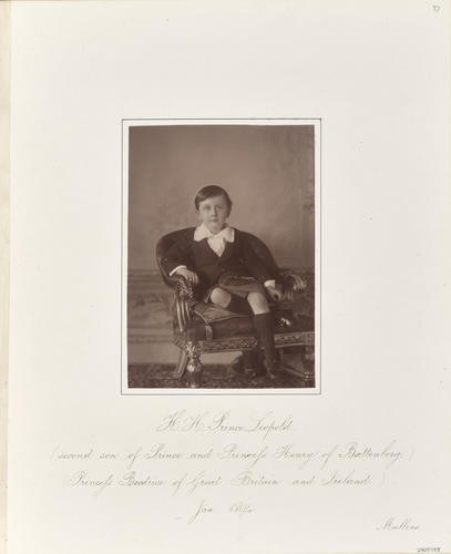Prince Leopold of Battenberg, 1894 [in Portraits of Royal Children Vol. 41 1893-1894]