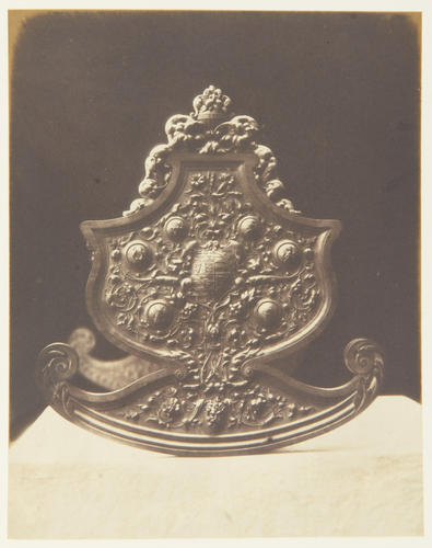 'Cradle carved in boxwood' 'Cradle carved in boxwood'