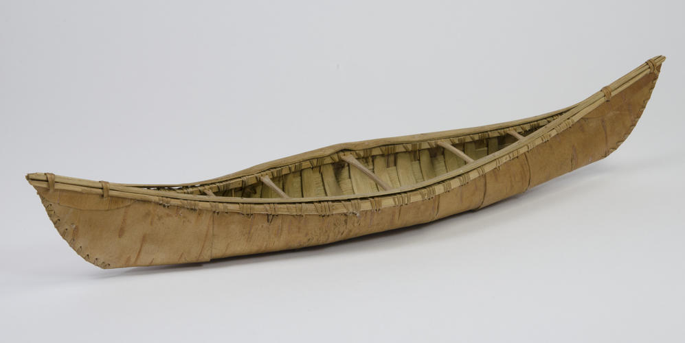 Model canoe