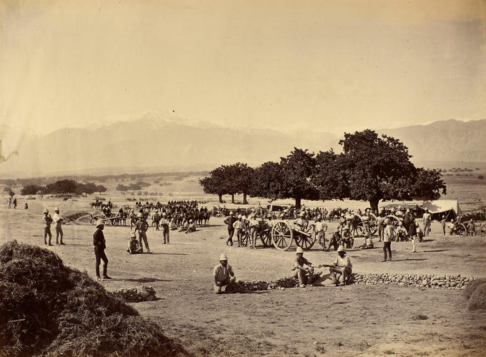 Camp of the Royal Horse Artillery near Safed Koh Camp of the Royal Horse Artillery near Safed Koh