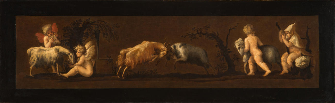 Putti with Goats
