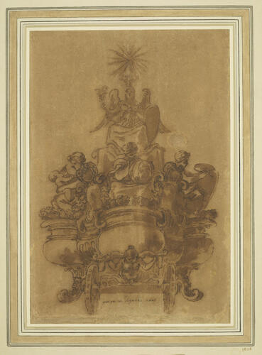 A design for a float for Agostino Chigi A design for a float for Agostino Chigi