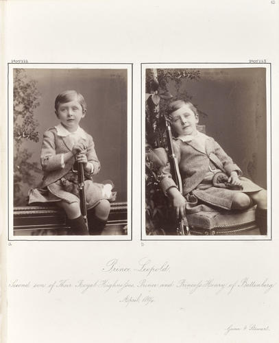 Prince Leopold of Battenberg, 1894 [in Portraits of Royal Children Vol. 41 1893-1894]