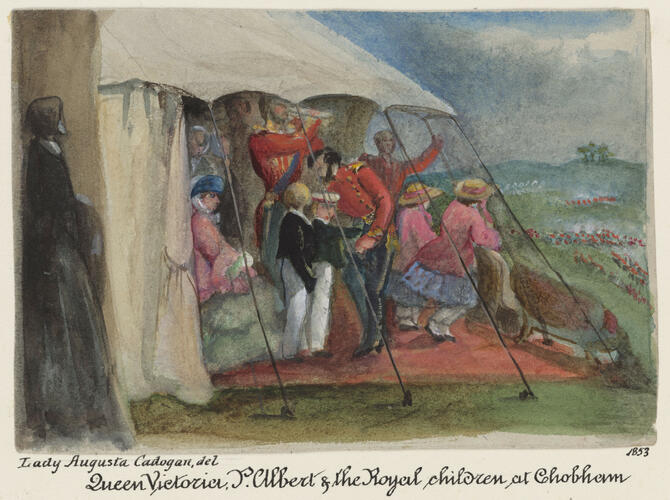 The Royal Family at Chobham, 1853 The Royal Family at Chobham, 1853