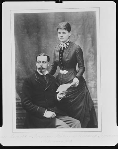 Leopold, Duke of Albany, and Princess Helen of Waldeck-Pyrmont, 1882 [in Portraits of Royal Children Vol. 28 1881-1882]