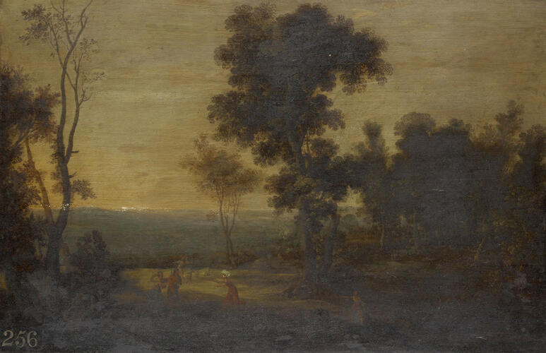 Wooded Landscape with Figures