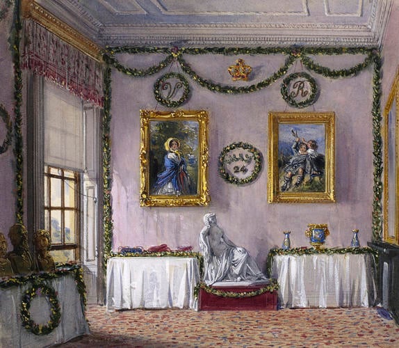 The Queen's Birthday Table at Osborne. 	24 May 1849