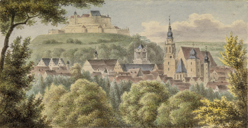 Coburg: town and Veste Coburg Coburg: town and Veste Coburg