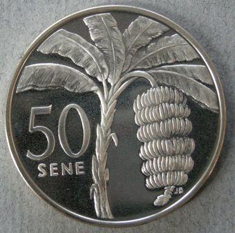 Western Samoa. Proof 50 sene, 1974 Western Samoa. Proof 50 sene, 1974