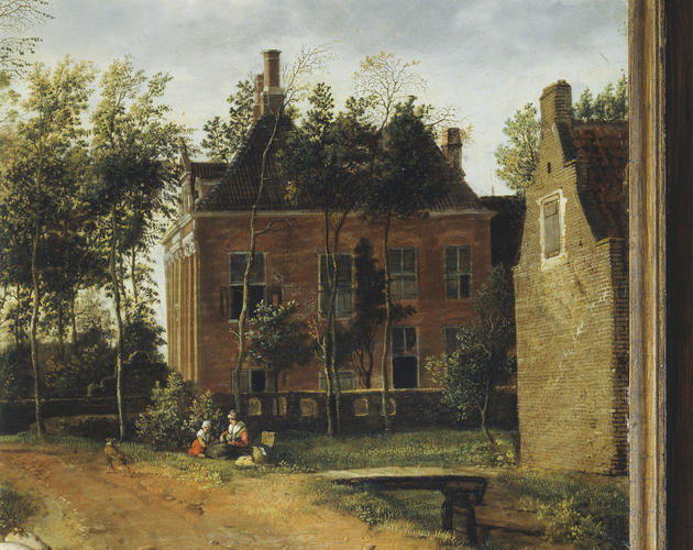 A Country House on the Vliet near Delft
