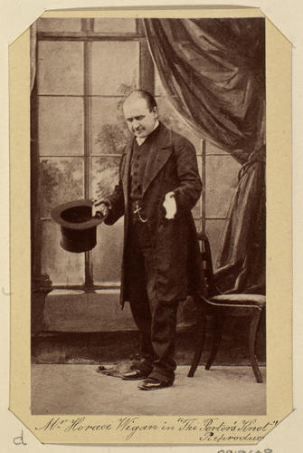 Horace Wigan (c. 1851-85) in 'The Porter's Knot' Horace Wigan (c. 1851-85) in 'The Porter's Knot'