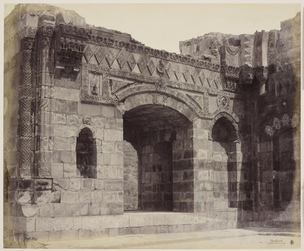 Hasbeiya, Saracenic remains in the Citadel [Hasbaya, Syria]