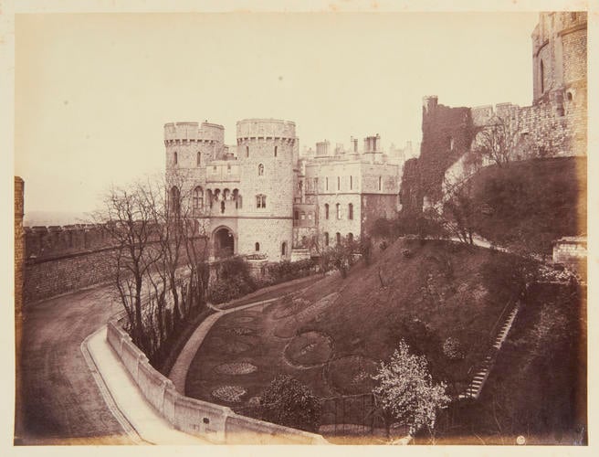 Windsor Castle, Norman Gate and Moat Garden