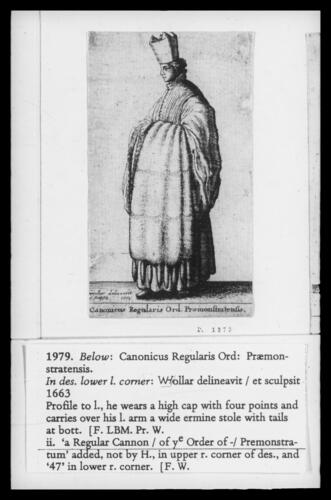 Canonicus Regularis Ord: Praemonstratensis