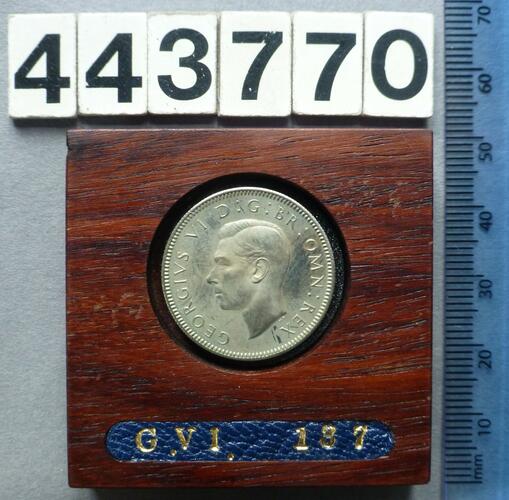 George VI Proof shilling (English type) George VI Proof shilling (English type)