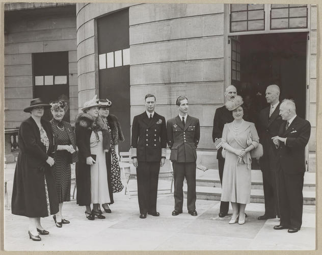 King George VI entertains members of the Royal families and Heads of governments of the Allied Countries