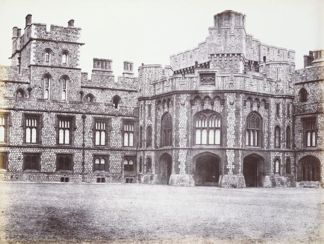 Sovereign's Entrance, in the Quadrangle, Windsor Castle. [Windsor Castle]