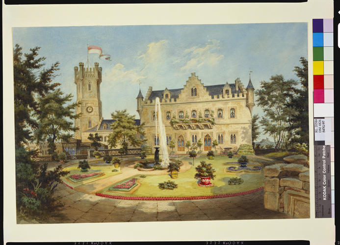 Schloss Callenberg: the inner courtyard