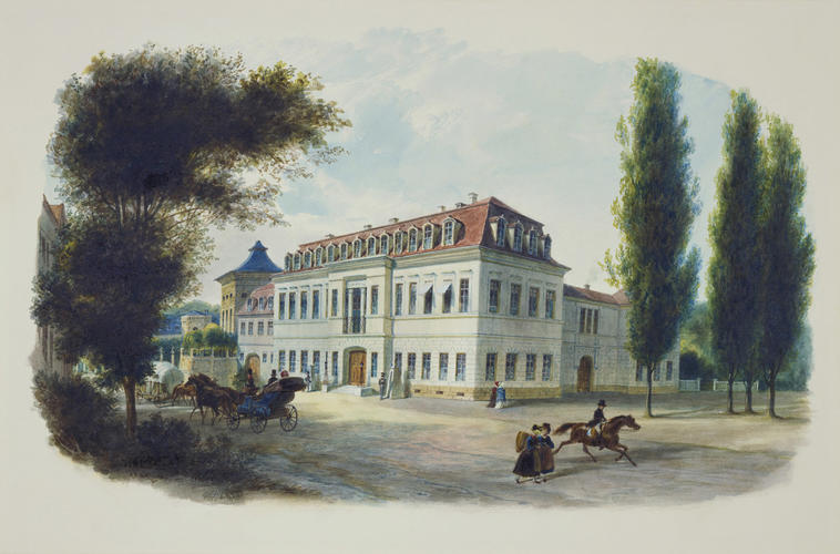 Gotha: the Winter Palais of the Duchess Caroline of Saxe-Gotha