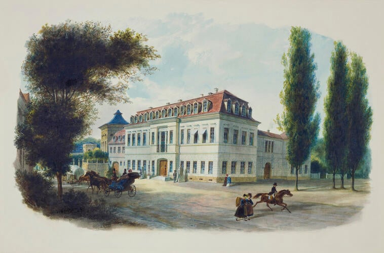 Gotha: the Winter Palais of the Duchess Caroline of Saxe-Gotha