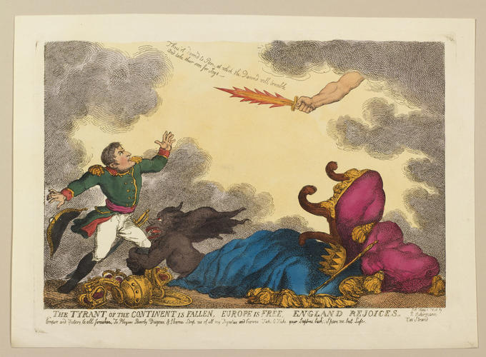 The Tyrant of the Continent is Fallen, Europe is free, England rejoices