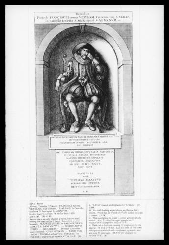 Tomb of Francis Bacon Tomb of Francis Bacon