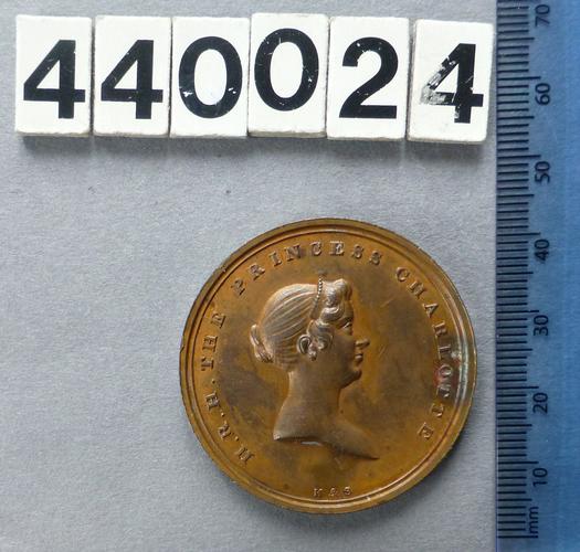 Medal commemorating the Death of Princess Charlotte, 1817 Medal commemorating the Death of Princess Charlotte, 1817
