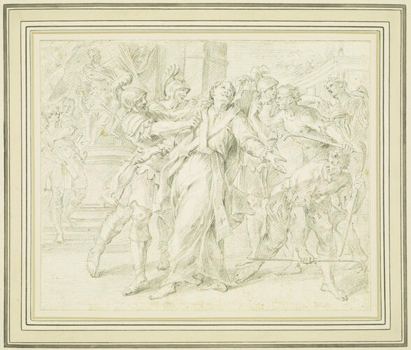 St Lawrence led away to martyrdom St Lawrence led away to martyrdom