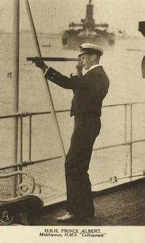 Master: Page 53 of Queen Mary's Album, volume 17 (June 1913 - 2nd July 1916)
Item: King George VI (1895-1952), when Prince Albert on HMS Collingwood