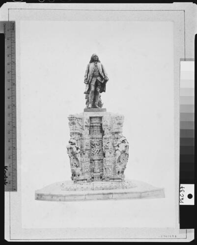 Pondicherry. Statue of Joseph Francois Dupliex (1697-1763) : Prince of Wales Tour of India 1875-6 Pondicherry. Statue of Joseph Francois Dupliex (1697-1763) : Prince of Wales Tour of India 1875-6