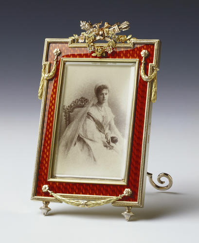 Frame with a photograph of Tsarina Alexandra Feodorovna