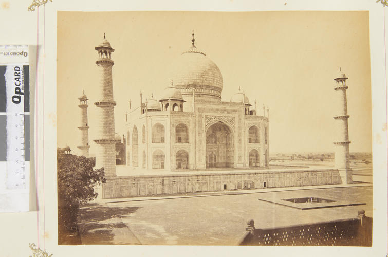The Taj from the Quadrangle, Agra The Taj from the Quadrangle, Agra