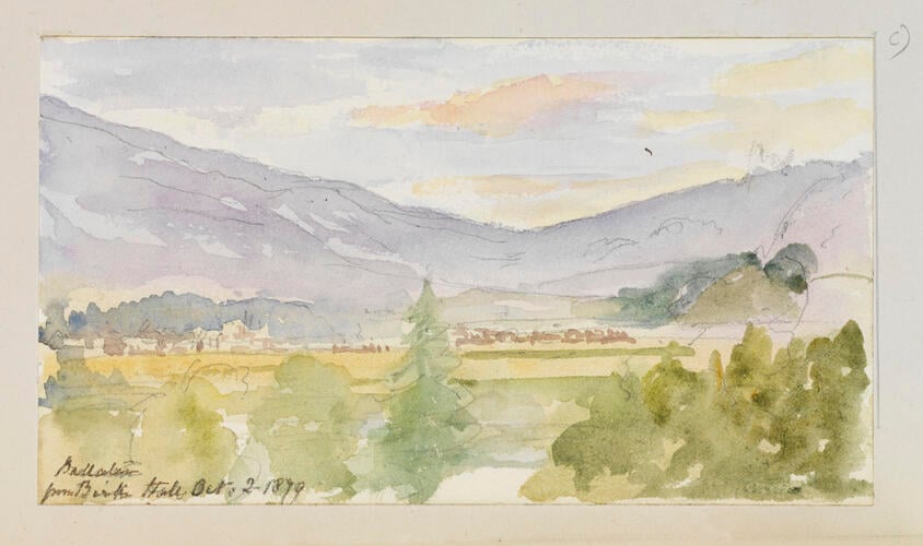 Master: SKETCHES BY QUEEN VICTORIA II
Item: Ballater from Birch Hall