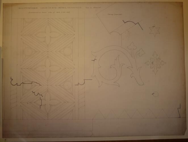 St Mildred's church, Whippingham: detail drawing no. 41 (porch to the royal chapel) St Mildred's church, Whippingham: detail drawing no. 41 (porch to the royal chapel)