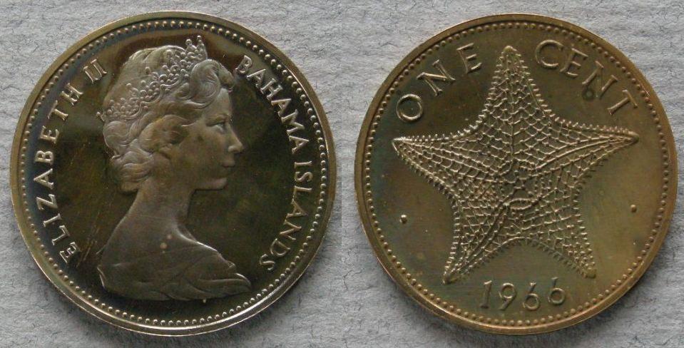 Bahamas. Proof one cent