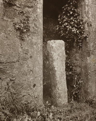 An Ogham Stone An Ogham Stone
