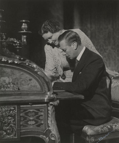 King George VI and Queen Elizabeth, later Queen Elizabeth The Queen Mother, Buckingham Palace