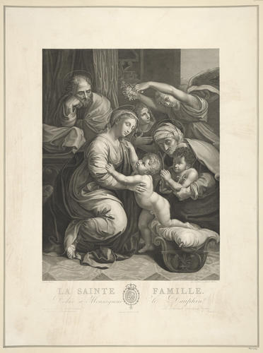 Holy Family with Saints and Angel [`The Holy Family of Francis I?]