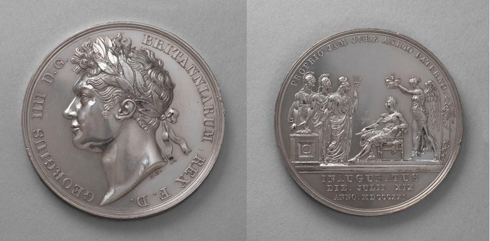 Medal commemorating the Coronation of George IV