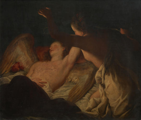 Psyche Discovering the Sleeping Cupid Psyche Discovering the Sleeping Cupid