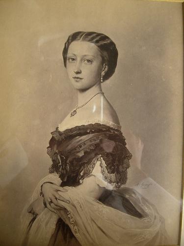 Photograph of a painting of Princess Louise