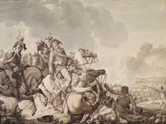 The Death of Général Desaix, at the Battle of Marengo, 1800