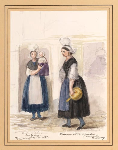 Master: Queen Victoria's Sketchbook 1855-1860
Item: French peasant women