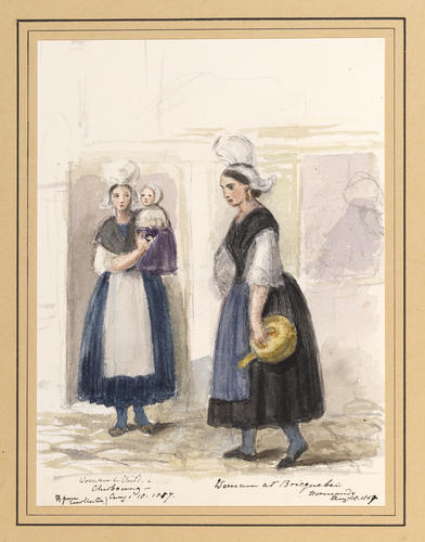 Master: Queen Victoria's Sketchbook 1855-1860
Item: French peasant women