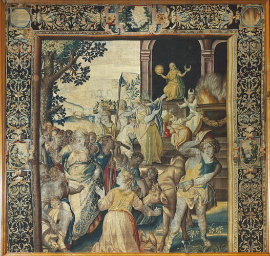 Niobe protests at the worship of Latona Niobe protests at the worship of Latona