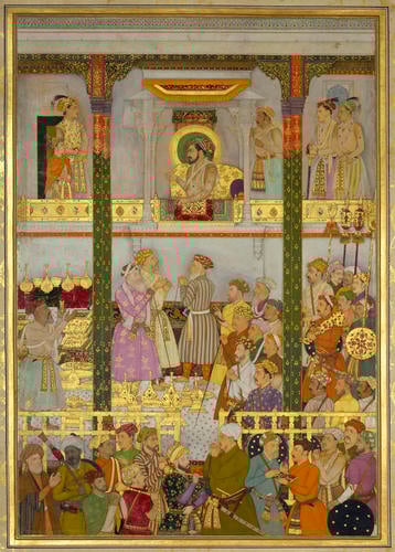 Master: Padshahnamah پادشاهنامه (The Book of Emperors)
Item: The exhibition of New Year gifts (March 1631) Master: Padshahnamah پادشاهنامه (The Book of Emperors)
Item: The exhibition of New Year gifts (March 1631)