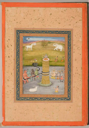 Master: Album of paintings of Hindu gods
Item: कूर्म अवतार Kurma Avatar